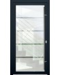 LIM Glass S4 - matte voordeur met vier transparante strepen