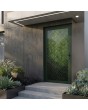 LIM FS1 - hoogwaardige aluminium scharnierende deur met groen smeltglas