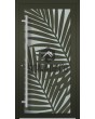 LIM G3 - Glazen aluminium deur met decoratief paneel