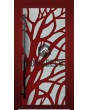 LIM G4 - Glazen instapdeur aluminium met decoratief paneel