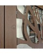 LIM G4 double - Double glass aluminium door with decorative panel