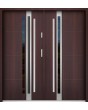 Sta Galileo Double - moderne minimalistische stalen dubbele deuren met glas