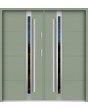 Sta Galileo Double - moderne minimalistische stalen dubbele deuren met glas