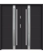 Sta Galileo Double - moderne minimalistische stalen dubbele deuren met glas