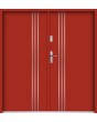 Sta Gama Double - luxe stalen dubbele deuren met decoratieve strepen