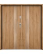 Sta Gama Double - luxe stalen dubbele deuren met decoratieve strepen