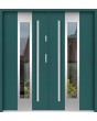 Sta Amerigo Double - roestvrijstalen moderne dubbele deur met glas