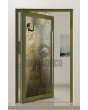 PIVOT FS2 - moderne aluminium draaideur met smeltglas