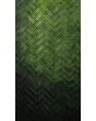 LIM FS1 - hoogwaardige aluminium scharnierende deur met groen smeltglas