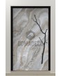 PIVOT Grigio - aluminium taatsdeur bekleed met grigio gesinterd kwarts