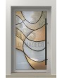 LIM SG3 - Aanpasbare aluminium buitendeur met scharnieren en glas-in-lood