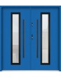 Sta Hevelius Noir Double - metalen dubbele deur met zwart frame rondom glas