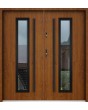 Sta Hevelius Noir Double - metalen dubbele deur met zwart frame rondom glas