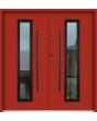 Sta Hevelius Noir Double - metalen dubbele deur met zwart frame rondom glas
