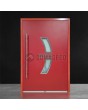 Rode aluminium unieke draaibare voordeur