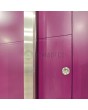 LIM Integra dubbel - massieve dubbele aluminium deur met ribben