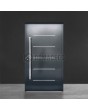 Moderne aluminium voordeur in antraciet