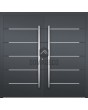 LIM Integra inox dubbel - moderne dubbele aluminium voordeur