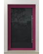 PIVOT VL19 - Lacobel-glas gecoat met hoogwaardige verf aluminium draaideur