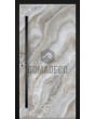 LIM Grigio - aluminium scharnierende deur bekleed met grigio gesinterd kwarts