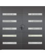 LIM 39 dubbel - aluminium thermisch geïsoleerde dubbele scharnierdeur