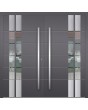 LIM C3 double - vooringang aluminium dubbele deur