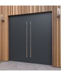 LIM v59 dubbel - voorgehangen dubbele aluminium buitendeur met ribben