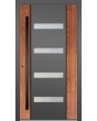LIM V09 - aluminium voordeur met natuursteen