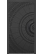 LIM V63 - aluminium scharnierende voordeur met gefreesd patroon