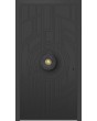 LIM V65 - aluminium voordeur met gefreesd patroon