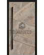 LIM WOODLINE 3 - aluminium toegangsdeur met Fir Platinum houtimitatielaag