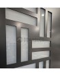 LIM VFL2 dubbel - aluminium dubbele voordeur decoratief glas