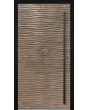 LIM M16 - aluminium scharnierdeur met textuur van gefreesd metaal