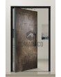 PIVOT M24 - aluminium taatsdeur met brons vloeibaar metaal