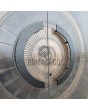 LIM M6 dubbel - dubbele aluminium deur in bruin vloeibaar metaal