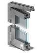 Aluminium harmonicadeuren 5 delig