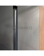 LIM RAIL3 - aluminium buitendeur met verticale lamellen gemaakt van aluminium profielen