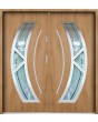 Sta Orion Double - moderne stalen dubbele toegangsdeuren met glas
