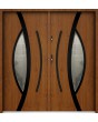 Sta Pegasus Double Noir - hoogwaardige stalen dubbele buitendeur met zwart frame rondom glas