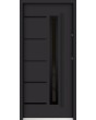 Sta Picard noir - externe veiligheidsdeur met zwart frame rondom glas
