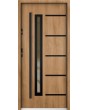 Sta Picard noir - externe veiligheidsdeur met zwart frame rondom glas
