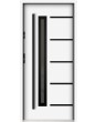 Sta Picard noir - externe veiligheidsdeur met zwart frame rondom glas