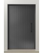 PIVOT V62 - aluminium taatsdeur met verticaal frezen