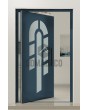 PIVOT 15E - aluminium taatsdeur met decoratief glas 