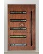 PIVOT 39 - aluminium voorgehangen aluminium draaideur