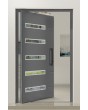 PIVOT 39 - aluminium voorgehangen aluminium draaideur