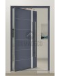 PIVOT 41 - aluminium draaideur met strip