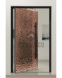 PIVOT B1 - aluminium draaideur bekleed met verkoperd roestvrij staalplaat