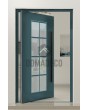 PIVOT CL06 - klassiek vormgegeven traditionele aluminium taatsdeur met glas