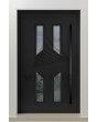 PIVOT CL11 - beglaasde traditionele aluminium taatsdeur met decoratieve omlijsting